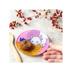 Assiette Yummy Cookie en forme de poisson - Le Royaume des Chats