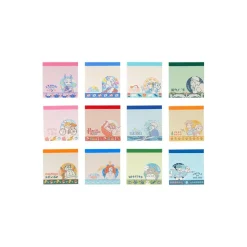 Assortiment de 24 Mini Blocs memo à collectionner -  Studio Ghibli