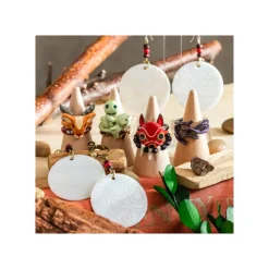 Bague 3 anneaux Masque de San - Princesse Mononoké