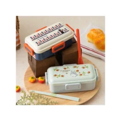 Bento 4 fermetures Fleurs des champs 530 ml - Kiki la petite sorcière