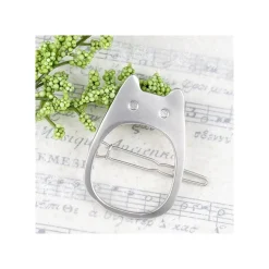 Bijou Barette Totoro Blanc Metal- Mon Voisin Totoro