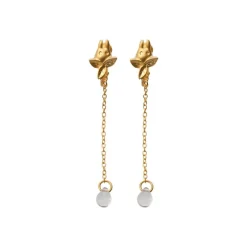 Bijou Boucle d’oreilles Clip Totoro Blanc Goutte - Mon Voisin Totoro