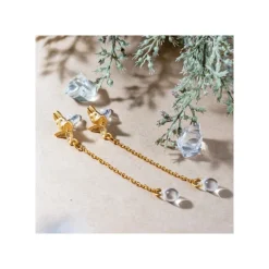 Bijou Boucle d’oreilles Totoro Blanc Goutte - Mon Voisin Totoro