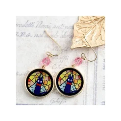 Bijou Boucles d’oreilles Jiji Vitrail - Kiki la petite Sorcière