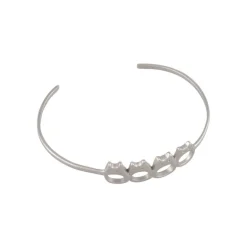 Bijou Bracelet Guirlande Totoro Blanc Metal- Mon Voisin Totoro