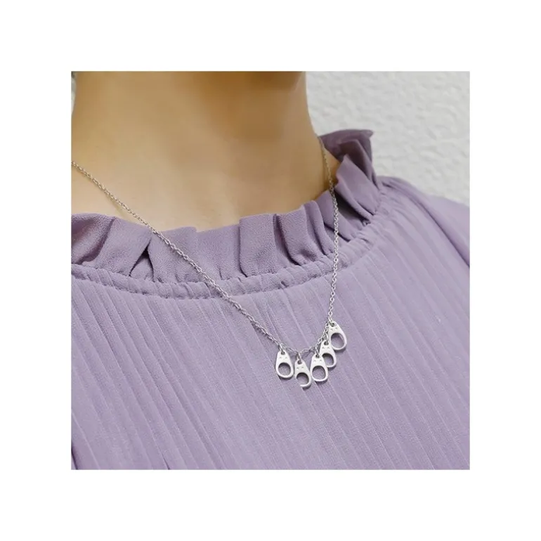 Bijou Collier Totoro Blanc Metal- Mon Voisin Totoro