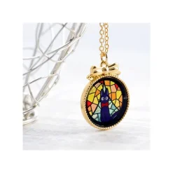 Bijou Pendentif Jiji Vitrail - Kiki la petite sorcière