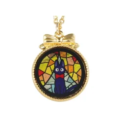 Bijou Pendentif Jiji Vitrail - Kiki la petite sorcière