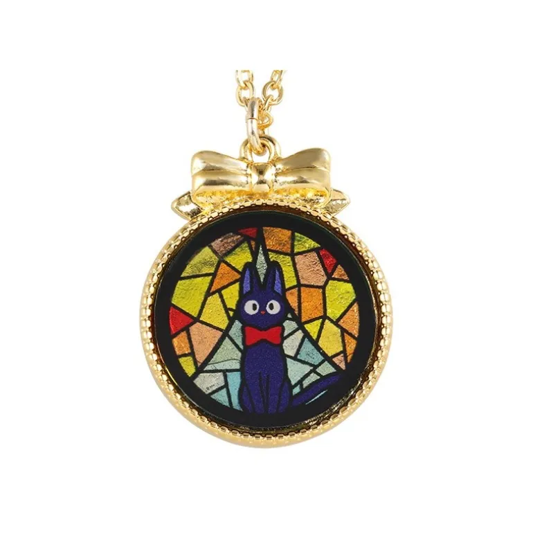 Bijou Pendentif Jiji Vitrail - Kiki la petite sorcière