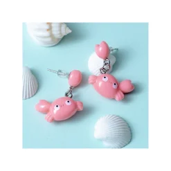 Boucles d’oreilles Mei crabe - Mon Voisin Totoro
