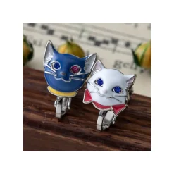 Boucles d’oreilles percées Yuki & Lune - Le Royaume des chats