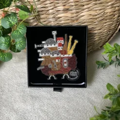 Broche Cannetille Château de Howl - Le Château Ambulant