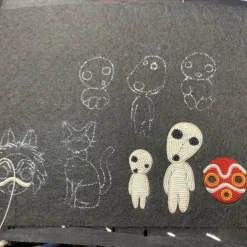 Broche cannetille Dieu Cerf - Princesse Mononoké