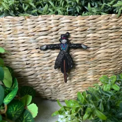 Broche Cannetille Épouvantail - Le Château Ambulant