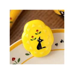Broche fantaisie jaune Jiji - Kiki la petite sorcière