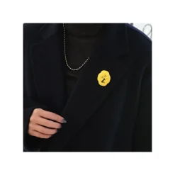 Broche fantaisie jaune Jiji - Kiki la petite sorcière