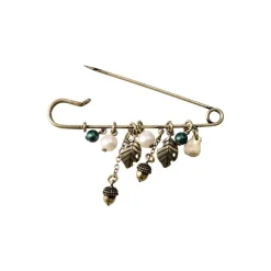 Broche épingle à nourrice Totoro & Feuilles - Mon Voisin Totoro