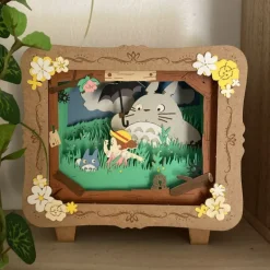 Cadre Théâtre de papier Fleur 100x80x42mm - Studio Ghibli