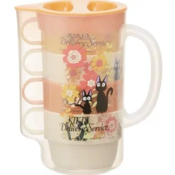 Carafe Et 4 Tasses Kiki Marguerite - Kiki la petite sorcière