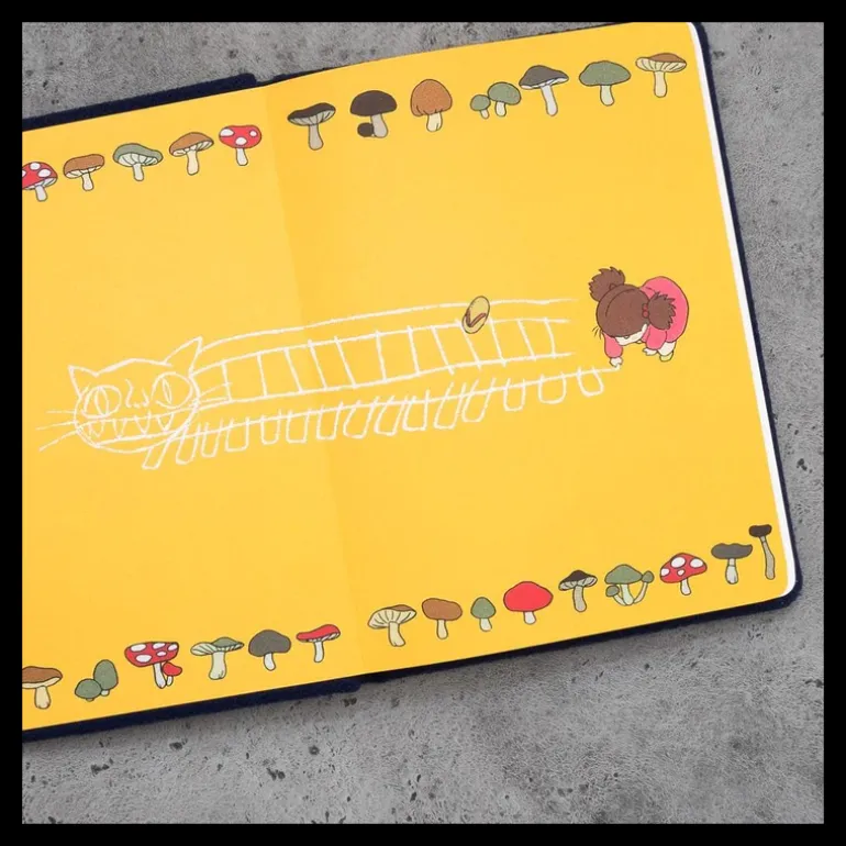 Carnet feutrine Chatbus - Mon Voisin Totoro