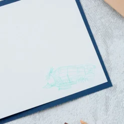 Carte de vœux - Le Château dans le ciel