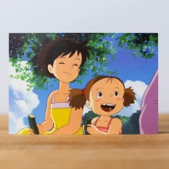 Carte Postale Satsuki & Mei Goûter - Mon Voisin Totoro