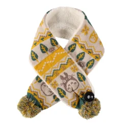 Écharpe à pompons Totoro & Noiraudes - Mon Voisin Totoro