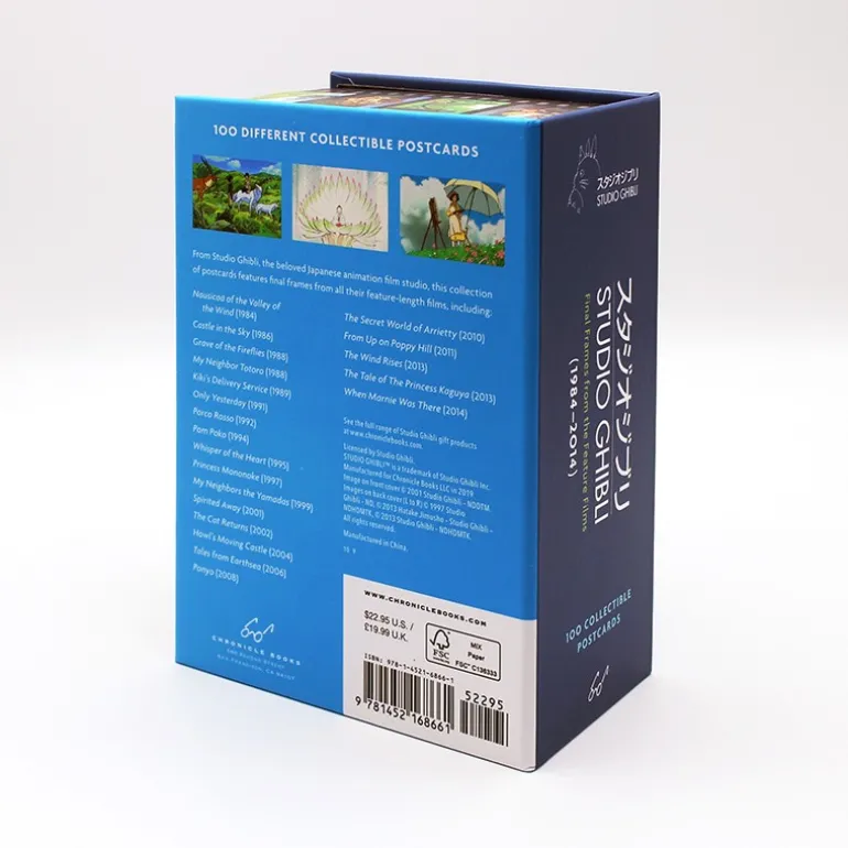 Coffret 100 cartes postales de collection serie 1 - Studio Ghibli