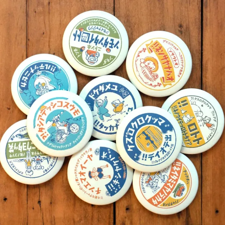 Collection de badges vintage 1 badge Mystere - Mon Voisin Totoro