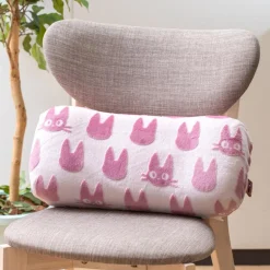Coussin brique moiré Jiji silhouette   - Kiki la petite sorcière