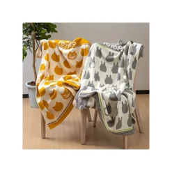 Couverture de sieste Totoro Gris 85x115 cm - Mon Voisin Totoro