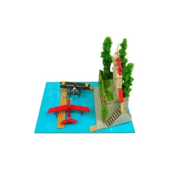 Diorama papier Adriano & hydravion de chasse - Porco Rosso