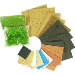 Diorama papier Ashitaka en forêt - Princesse Mononoké