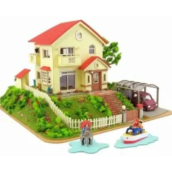Diorama papier Maison de Sosuke & Ponyo - Ponyo sur la falaise