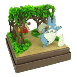 Diorama papier Mei & Totoro Tunnel secret - Mon Voisin Totoro