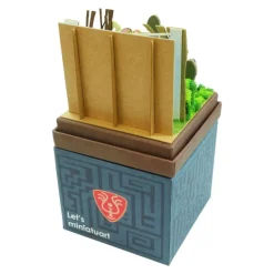 Diorama papier Sheeta & Pazu avec Robot Soldat - Le Château dans le c