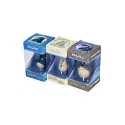 Figurine Culbuto Totoro Blanc avec feuille - Mon Voisin Totoro