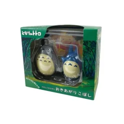 Figurines Culbuto Totoro Gris et Bleu - Mon Voisin Totoro