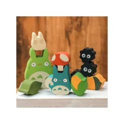 Figurines en bois Totoro et Noiraudes - Mon Voisin Totoro