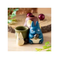 Figurines pot à crayon Totoro bleu & blanc - Mon Voisin Totoro
