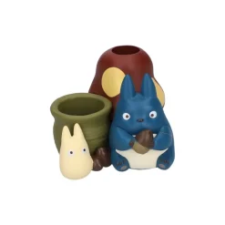 Figurines pot à crayon Totoro bleu & blanc - Mon Voisin Totoro