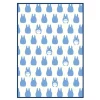 Grande couverture Silhouette Totoro Bleu 200x140 cm - Mon Voisin Toto