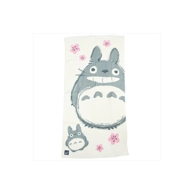 Grande Serviette Imabari Totoro Sakura 60x120 cm - Mon Voisin Totoro