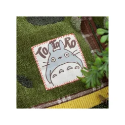 Grande serviette Vert Automne 60x120 cm - Mon Voisin Totoro