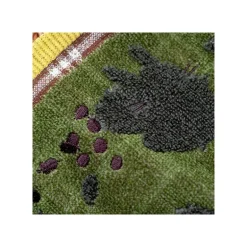 Grande serviette Vert Automne 60x120 cm - Mon Voisin Totoro