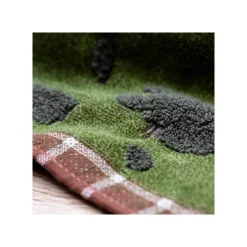 Grande serviette Vert Automne 60x120 cm - Mon Voisin Totoro
