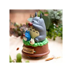 Grande Statue Musicale Totoro joue de l’ocarina - Mon Voisin Totoro