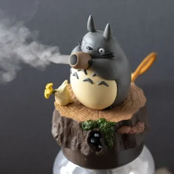 Humidificateur Totoro Gris joue de l'ocarina - Mon Voisin Totoro