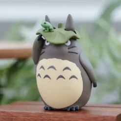 Kumukumu 3D Puzzle Totoro Gris avec feuille - Mon Voisin Totoro