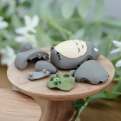 Kumukumu 3D Puzzle Totoro Gris avec feuille - Mon Voisin Totoro